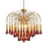 Load image into Gallery viewer, Classical Drop Glass Chandelier Italian Design Living Room Crystal Lighting