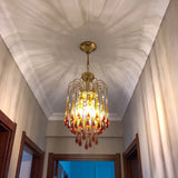 Load image into Gallery viewer, Classical Drop Glass Chandelier Italian Design Living Room Crystal Lighting