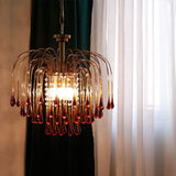 Load image into Gallery viewer, Classical Drop Glass Chandelier Italian Design Living Room Crystal Lighting