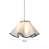 Load image into Gallery viewer, Fabric Vintage Style Pendant Light Art Petal Chandelier Cream Style Bedroom Bedside Hanging Lamp