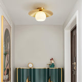 Load image into Gallery viewer, Modern Brass Cap Hallway Ceiling Light