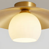 Load image into Gallery viewer, Modern Brass Cap Hallway Ceiling Light