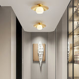 Load image into Gallery viewer, Modern Brass Cap Hallway Ceiling Light