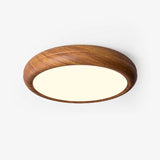 Load image into Gallery viewer, Wood Grain Round Living Room Ceiling Lamp