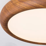 Load image into Gallery viewer, Wood Grain Round Living Room Ceiling Lamp