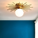 Load image into Gallery viewer, Gold Metal Living Room Chandelier