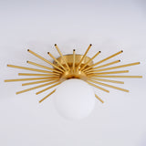 Load image into Gallery viewer, Gold Metal Living Room Chandelier