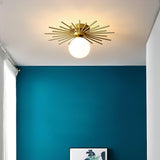 Load image into Gallery viewer, Gold Metal Living Room Chandelier