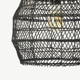 Load image into Gallery viewer, Basket Rattan Woven Pendant Light Shades Black
