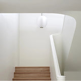 Load image into Gallery viewer, Vintage Ribbed Glass Frosted Pendant Light 