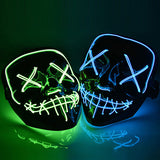 Load image into Gallery viewer, Halloween LED Light up Purge Mask