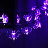Load image into Gallery viewer, Halloween Bats LED String Lights