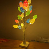 Load image into Gallery viewer, Lighted Birch Tree with 24 Pieces Easter Egg Ornaments