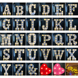 Load image into Gallery viewer, LED Colored Marquee Letters Night Light Letters