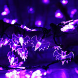 Load image into Gallery viewer, Halloween Bats LED String Lights