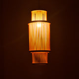 Load image into Gallery viewer, Mid-century Craft Bamboo Pendant Lights