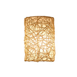 Load image into Gallery viewer, Rattan Wall Light Wicker Wall Pendant Lamps Boho Wall Sconce Light