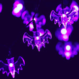 Load image into Gallery viewer, Halloween Bats LED String Lights