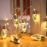 Load image into Gallery viewer, Christmas Tree Snow Globe String Lights