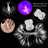 Load image into Gallery viewer, Halloween Bats LED String Lights
