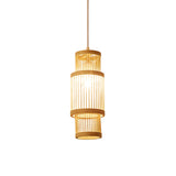 Load image into Gallery viewer, Mid-century Craft Bamboo Pendant Lights