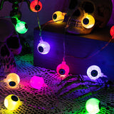 Load image into Gallery viewer, Halloween Eyeball String Lights