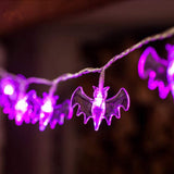 Load image into Gallery viewer, Halloween Bats LED String Lights