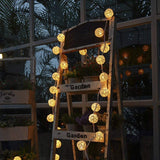 Load image into Gallery viewer, Rattan Ball String Lights