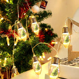 Load image into Gallery viewer, Christmas Tree Snow Globe String Lights