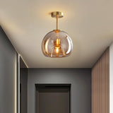 Load image into Gallery viewer, Vintage Bubble Glass Ceiling Light