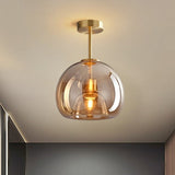 Load image into Gallery viewer, Vintage Bubble Glass Ceiling Light