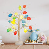 Load image into Gallery viewer, Lighted Birch Tree with 24 Pieces Easter Egg Ornaments
