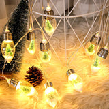 Load image into Gallery viewer, Christmas Tree Snow Globe String Lights