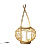 Load image into Gallery viewer, Bamboo Desk Lamp Handmade Craft Table Light