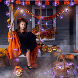 Load image into Gallery viewer, Halloween Bats LED String Lights