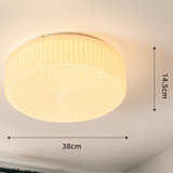 Load image into Gallery viewer, Retro Nostalgia Milky White Art Glass Ceiling Light