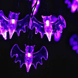 Load image into Gallery viewer, Halloween Bats LED String Lights