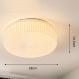 Load image into Gallery viewer, Retro Nostalgia Milky White Art Glass Ceiling Light