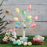 Load image into Gallery viewer, Lighted Birch Tree with 24 Pieces Easter Egg Ornaments