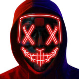Load image into Gallery viewer, Halloween LED Light up Purge Mask