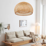 Load image into Gallery viewer, Creative Simple Modern Pastoral Living Room Pendant Lamp Bamboo Weaving