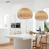 Load image into Gallery viewer, Creative Simple Modern Pastoral Living Room Pendant Lamp Bamboo Weaving
