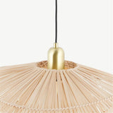 Load image into Gallery viewer, Bamboo Cloak Pendant Light Wicker Chandelier