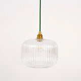 Load image into Gallery viewer, Luxury Modern Indoor Pendant Light With Ribbed Clear Glass