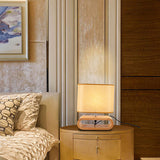 Load image into Gallery viewer, Creative Solid Wood Small Tank Table Lamp