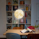 Load image into Gallery viewer, Creative 3D Printed Moon Pendant Lamp For Bedroom Home Decoration