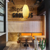 Load image into Gallery viewer, Bamboo pendant Shade Hanging Light Lamp
