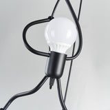 Load image into Gallery viewer, Modern Creative Iron People Lamp Adjustable Height Iron Chandelier