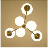 Load image into Gallery viewer, Metal Glass Gooseneck Chandeliers