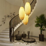 Load image into Gallery viewer, Bamboo pendant Shade Hanging Light Lamp